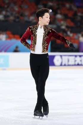 XI AN, CHINA - AUGUST 21: Jiarui Li of Hong Kong, China performs in the Junior Men - Short Program short program on day 2 of the ISU Figure skating, Eiskunstlauf Junior Grand Prix Xi an 2026 on August 21, 2026 in Xi an, Shaanxi Province of China.  Copyright: xVCGx 111661212999