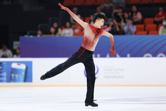 XI AN, CHINA - AUGUST 21: Li Yanhao of China of Thailand performs in the Junior Men - Short Program on day 2 of the ISU Figure skating, Eiskunstlauf Junior Grand Prix Xi an 2026 on August 21, 2026 in Xi an, Shaanxi Province of China.  Copyright: xVCGx 111661213379