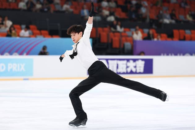 XI AN, CHINA - AUGUST 21: Chawawit Jiamahasup of Thailand performs in the Junior Men - Short Program on day 2 of the ISU Figure skating, Eiskunstlauf Junior Grand Prix Xi an 2026 on August 21, 2026 in Xi an, Shaanxi Province of China.  Copyright: xVCGx 111661213093