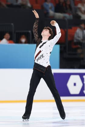 XI AN, CHINA - AUGUST 21: Raul Garcia Shibinskiy of Andorra performs in the Junior Men - Short Program on day 2 of the ISU Figure skating, Eiskunstlauf Junior Grand Prix Xi an 2026 on August 21, 2026 in Xi an, Shaanxi Province of China.  Copyright: xVCGx 111661220816