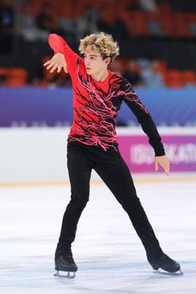 XI AN, CHINA - AUGUST 21: Daniel Verbat of France performs in the Junior Men - Short Program on day 2 of the ISU Figure skating, Eiskunstlauf Junior Grand Prix Xi an 2026 on August 21, 2026 in Xi an, Shaanxi Province of China.  Copyright: xVCGx 111661221005