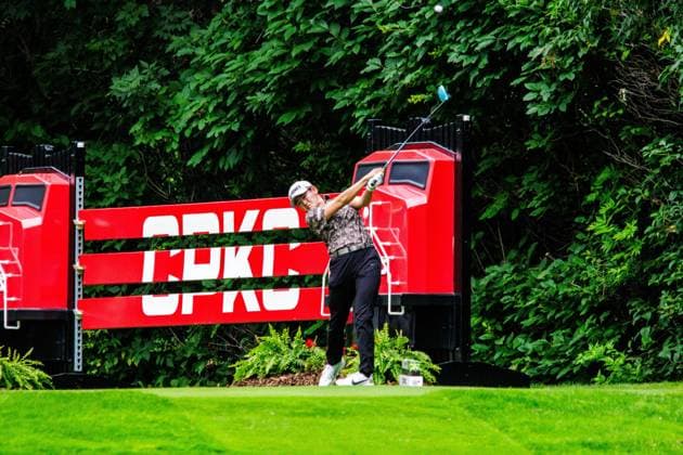 August 20, 2026, Edmonton, Alberta, Canada: Aki Iwai (JPN) driving off the tee on day 1 of the LPGA, Golf Damen CPKC Canadian Women s Open..The LPGA CPKC Canada WomenÃ¢â‚¬â ¢s Open opened with the first round breaking a record. Mayu Yamashita shot an 8 under 62 to set a new course record for the Royal Mayfair Golf and Country club. Several players were looking to break the record as well, with Nora Hataoka with a score of 7 under 63. She had been at 8 under until her last hole, when she bogeyed the 9th hole, her final hole of the round. ..Rounding out the top 3 is Kierra Romero with a 6 under 64. Current champion Brooke M. Henderson is sitting at 3 under 67 tied for 14th. Edmonton Canada - ZUMAs197 20260820_aaa_s197_547 Copyright: xRonxPalmerx