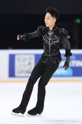 XI AN, CHINA - AUGUST 21: Felix Haoyu Zeng of Germany performs in the Junior Men - Short Program on day 2 of the ISU Figure skating, Eiskunstlauf Junior Grand Prix Xi an 2026 on August 21, 2026 in Xi an, Shaanxi Province of China.  Copyright: xVCGx 111661230005