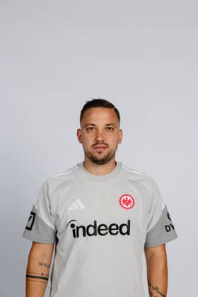 Christos Rellas - Fussball, Frauen, 1. Bundesliga - Porträttermin 2026 2027 - SGE Eintracht Frankfurt - 22.07.26 *** Christos Rellas Soccer, Women, Bundesliga 1 Profile 2026 2027 SGE Eintracht Frankfurt July 22, 2026