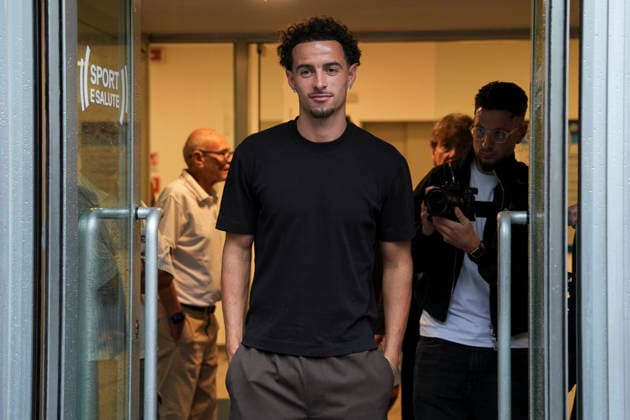 RECORD DATE NOT STATED Nuovo Acquisto dell Inter, Curtis Jones, proveniente dal Liverpool, al sede Coni per le visite mediche per l idoneitÃ alla pratica sportiva , Milano (Italy) August 21, 2026 (Photo Claudio Furlan LaPresse) Inter™s new signing, Curtis Jones, from Liverpool, at the CONI headquarters for competitive sports medical examinations, Milan (Italy), 21 August 2026 (Photo: Claudio Furlan LaPresse)  Copyright: xClaudioxFurlan LaPressex