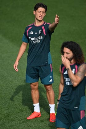Training session of Real Madrid MADRID, SPAIN - AUGUST 21: Arda Guler of Real Madrid attends a training session at the team s Valdebebas facilities ahead of the La Liga week 2 clash against RCD Espanyol, in Madrid, Spain on August 21, 2026. Burak Akbulut Anadolu Madrid Spain. Editorial use only. Please get in touch for any other usage.  Copyright: x2026xAnadoluxBurakxAkbulutx