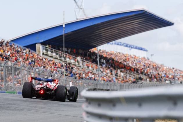 ZANDVOORT - Charles Leclerc (Scuderia Ferrari HP) during the first free practice session ahead of the F1 Dutch Grand Prix at the Circuit Zandvoort. SANDER KONING ANP xVIxANPxSportx xxANPxIVx 565928702 originalFilename: 565928702.jpg