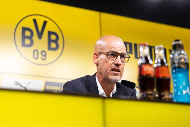 21.08.2026, Fussball, Bilanzpressekonferenz von Borussia Dortmund. Geschäftsführer Carsten Cramer (Borussia Dortmund). Dortmund Signal Iduna Park NRW Deutschland xRHR-FOTO DEx *** August 21, 2026, Soccer, Borussia Dortmund financial results press conference with CEO Carsten Cramer, Borussia Dortmund, Signal Iduna Park, North Rhine-Westphalia, Germany xRHR PHOTO DEx Copyright: DennisxEwert RHR-FOTOx RHR-FOTO DE