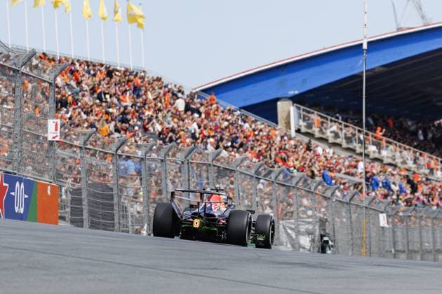 ZANDVOORT - Max Verstappen (Oracle Red Bull Racing) during the first free practice session ahead of the F1 Dutch Grand Prix at the Circuit Zandvoort. SEM VAN DER WAL ANP xVIxANPxSportx xxANPxIVx 565929039 originalFilename: 565929039.jpg