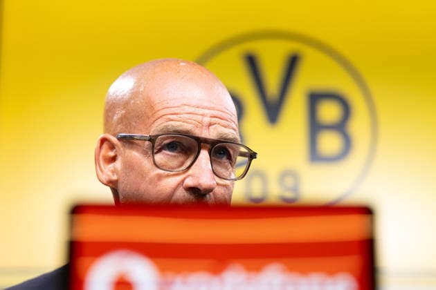 21.08.2026, Fussball, Bilanzpressekonferenz von Borussia Dortmund. Geschäftsführer Carsten Cramer (Borussia Dortmund). Dortmund Signal Iduna Park NRW Deutschland xRHR-FOTO DEx *** August 21, 2026, Soccer, Borussia Dortmund Financial Results Press Conference, Managing Director Carsten Cramer, Borussia Dortmund, Dortmund, Signal Iduna Park, North Rhine-Westphalia, Germany, xRHR PHOTO DEx Copyright: DennisxEwert RHR-FOTOx RHR-FOTO DE
