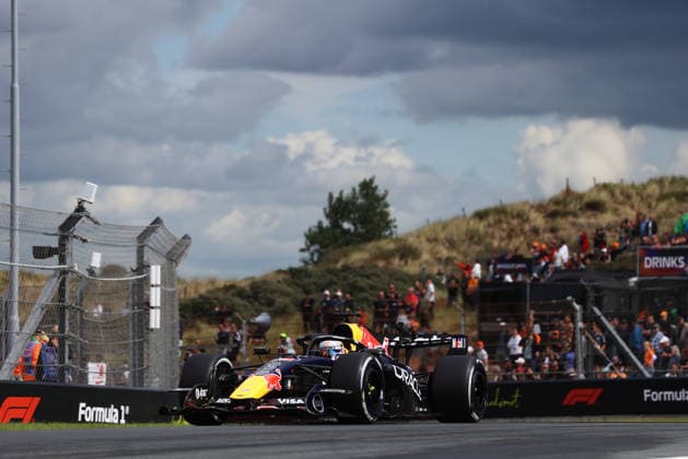 F1 - DUTCH GRAND PRIX 2026 03 VERSTAPPEN Max (nld), Red Bull Racing Ford RB22, action during the Formula 1 Dutch Grand Prix 2026, 12th round of the 2026 Formula One World Championship, WM, Weltmeisterschaft from August 21 to 23, 2026 on the Circuit Zandvoort, in Zandvoort, Netherlands - ZandvoortNetherlands  Copyright: xDPPIx