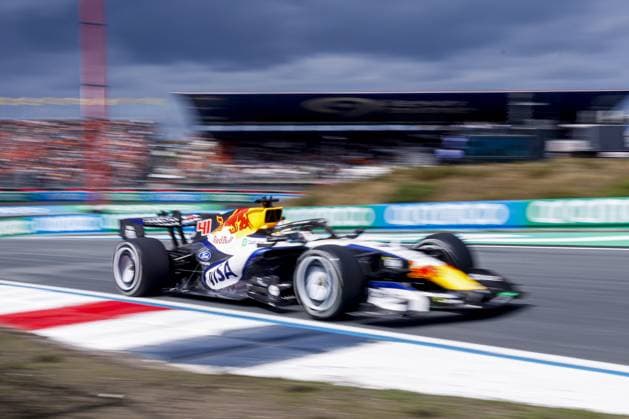 ZANDVOORT - Arvid Lindblad from Great Britain and driver for Visa Cash App Racing Bulls Formula 1 Team during free practice of the Formula 1 Heineken Dutch Grand Prix at Circuit Zandvoort on August 21, 2026 in Zandvoort, the Netherlands. MARCEL TER BALS ANP xVIxANPxSportx xMarcelxterxBalsxIVx 565931233 originalFilename: 565931233.jpg