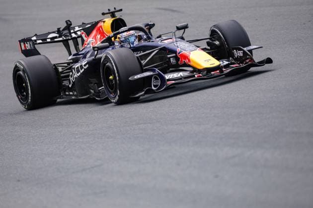 ZANDVOORT - Max Verstappen (Oracle Red Bull Racing) during the first free practice session ahead of the F1 Dutch Grand Prix at the Circuit Zandvoort. SEM VAN DER WAL ANP xVIxANPxSportx xxANPxIVx 565932033 originalFilename: 565932033.jpg