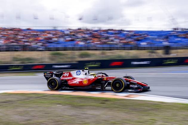 ZANDVOORT - Lewis Hamilton of Great Britain and driver for Scuderia Ferrari HP during free practice of the Formula 1 Heineken Dutch Grand Prix at Circuit Zandvoort on August 21, 2026 in Zandvoort, the Netherlands. MARCEL TER BALS ANP xVIxANPxSportx xMarcelxterxBalsxIVx 565932051 originalFilename: 565932051.jpg