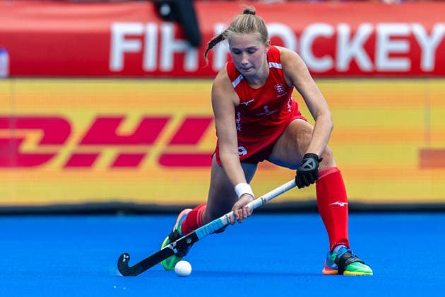 FIH Hockey World Cup: England v Chile Women AMSTELVEEN, NL - AUGUST 21: Alice Atkinson of England during the FIH Hockey World Cup match between England and Chile Women at Wagener Stadion on August 21, 2026 in Amstelveen, Netherlands. Amstelveen Wagener Stadion Netherlands Content not available for redistribution in The Netherlands directly or indirectly through any third parties. Copyright: xMarcelxvanxPlateringenx