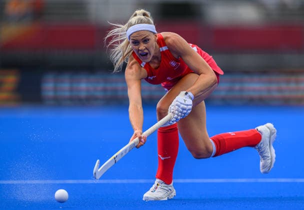Sport Bilder des Tages Hockey World Cup Day Seven Amy Thompson of England during the match between Japan and South Africa in the Pool G classification group in the 2026 FIH Hockey World Cup at Wagener Stadium, Amstelveen 21 08 2026 UK Newspapers OUT Copyright: xGraemexWilcocksonx FIL-23806-0015