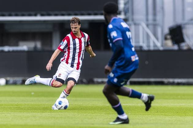 TILBURG , 21-08-2026 , Koning Willem II stadium , season 2026 2027 , Dutch Eredivisie football , match between Willem II and Telstar (friendly) , picture shows Willem II player Calvin Twigt Willem II - Telstar (friendly)  x205893896x Copyright: