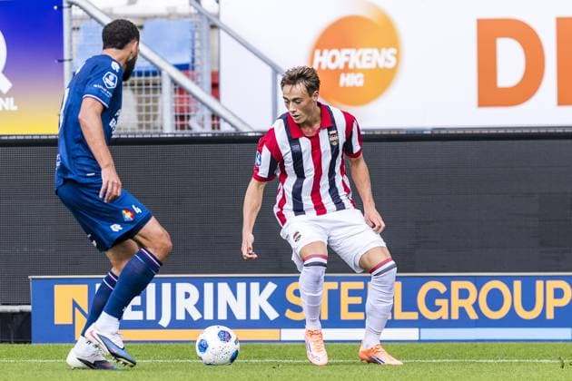 TILBURG , 21-08-2026 , Koning Willem II stadium , season 2026 2027 , Dutch Eredivisie football , match between Willem II and Telstar (friendly) , picture shows Willem II player Uriel van Aalst Willem II - Telstar (friendly)  x205893909x Copyright: