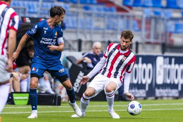 TILBURG , 21-08-2026 , Koning Willem II stadium , season 2026 2027 , Dutch Eredivisie football , match between Willem II and Telstar (friendly) , picture shows Willem II player Hidde ter Avest Willem II - Telstar (friendly)  x205893912x Copyright: