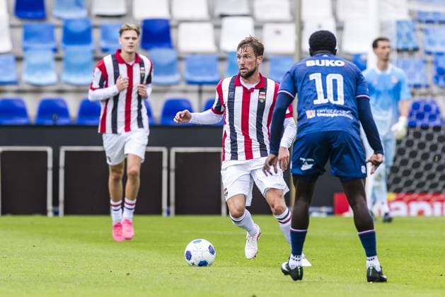 TILBURG , 21-08-2026 , Koning Willem II stadium , season 2026 2027 , Dutch Eredivisie football , match between Willem II and Telstar (friendly) , picture shows Willem II player Hidde ter Avest Willem II - Telstar (friendly)  x205893918x Copyright:
