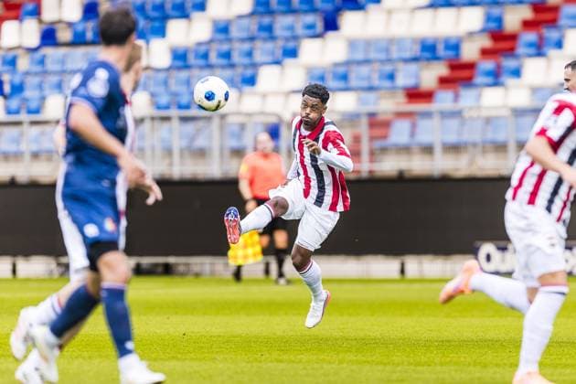 TILBURG , 21-08-2026 , Koning Willem II stadium , season 2026 2027 , Dutch Eredivisie football , match between Willem II and Telstar (friendly) , picture shows Willem II player Jayden Slory Willem II - Telstar (friendly)  x205893932x Copyright: