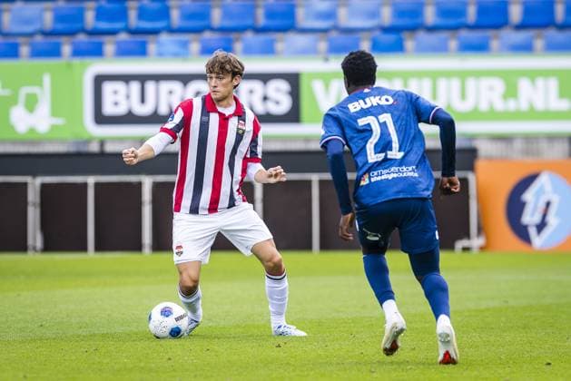 TILBURG , 21-08-2026 , Koning Willem II stadium , season 2026 2027 , Dutch Eredivisie football , match between Willem II and Telstar (friendly) , picture shows Willem II player Jens Mathijsen Willem II - Telstar (friendly)  x205893962x Copyright: