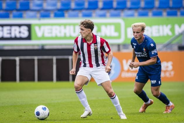 TILBURG , 21-08-2026 , Koning Willem II stadium , season 2026 2027 , Dutch Eredivisie football , match between Willem II and Telstar (friendly) , picture shows Willem II player Julian van Esdonk Willem II - Telstar (friendly)  x205893966x Copyright: