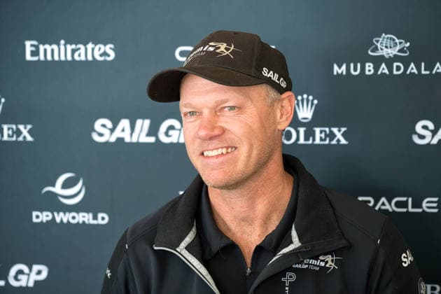 Sail GP Germany Sassnitz 2026 Eröffnungspressekonferenz - Nathan Outteridge, Driver des neuen Teams Artemis Sassnitz Ostsee Mecklenburg-Vorpommern Deutschland *** Sail GP Germany Sassnitz 2026 Opening Press Conference: Nathan Outteridge, Driver of the New Artemis Team, Sassnitz, Baltic Sea, Mecklenburg-Western Pomerania, Germany