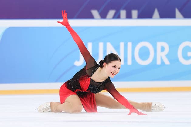 XI AN, CHINA - AUGUST 21: Izabella Kirillova competes in the Ladies Free Skate during the ISU Junior Grand Prix of Figure skating, Eiskunstlauf 2026 on August 21, 2026 in Xi an, Shaanxi Province of China.  Copyright: xVCGx 111661271890