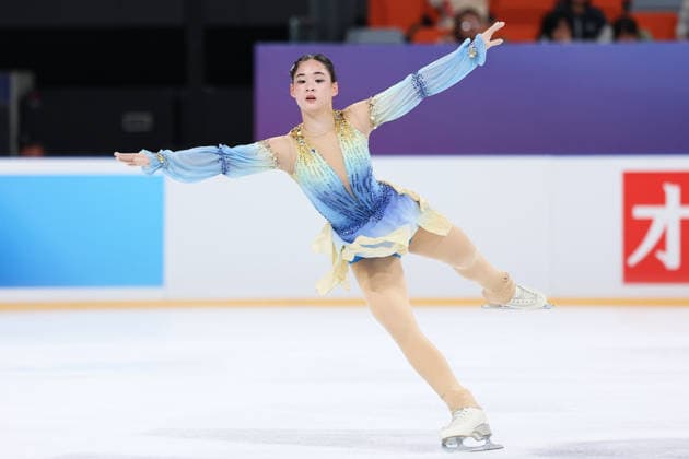 XI AN, CHINA - AUGUST 21: Vianna Shen-Rou Linke of France competes in the women s free skate during the 2026 ISU Junior Grand Prix of Figure skating, Eiskunstlauf Xi an on August 21, 2026 in Xi an, Shaanxi Province of China. The event is part of the 2026-2027 ISU Junior Grand Prix series.  Copyright: xVCGx 111661271634