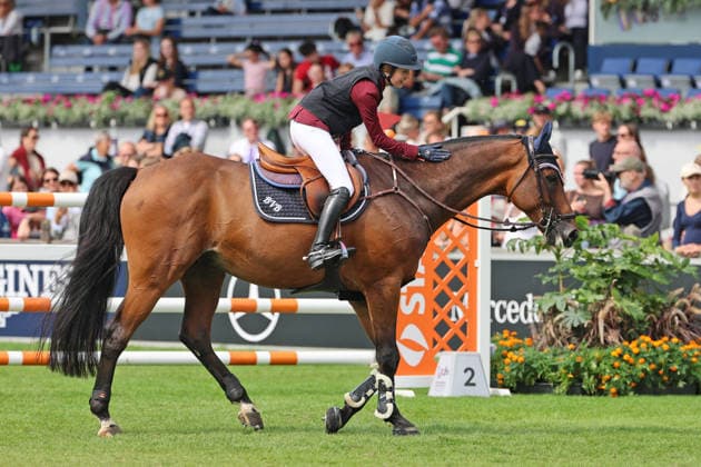Brianne Beerbaum (GER) auf Pferd Kiss me, 11. Platz, Tochter von Meredith Michaels-Beerbaum und Markus Beerbaum, Internationaler Wettbewerb für Junge Reiter im Rahmen der WM, Aachener Dom Hindernis, Stawag-Preis, STAWAG-Prize, Jumping Competition (Penalties Time) for Young Riders , AACHEN - FEI World Championships 2026, Weltfest des Pferdesports, Reitsport Weltmeisterschaft 2026, Aachen 2026, Welcome Home 2026, Aachener Soers, 11. bis 23. August 2026, Reitsport, 21.08.2026, Aachen Aachener Soers Deutschland *** Brianne Beerbaum (GER) riding Kiss Me, 11th place, daughter of Meredith Michaels Beerbaum and Markus Beerbaum, International Competition for Young Riders as part of the World Championships, Aachen Cathedral Jumping Competition, Stawag Prize, STAWAG Prize, Jumping Competition: Penalties and Time for Young Riders, AACHEN FEI World Championships 2026, World Equestrian Festival, 2026 World Equestrian Games, Aachen 2026, Welcome Home 2026, Aachen Soers, August 11–23, 2026, Equestrian Sports, August 21, 2026, Aachen Soers, Germany
