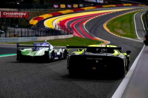 Sport Bilder des Tages AUTO - ELMS - 4 HOURS OF SPA-FRANCORCHAMPS 2026 57 KIMURA Takeshi (jpn), JAUBERT Mathys (fra), SERRA Daniel (bra), Kessel Racing, Ferrari 296 LMGT3 Evo, LMGT3, action during the 4 Hours of Spa-Francorchamps, 4th round of the 2026 European Le Mans Series on the Circuit de Spa-Francorchamps from August 21 to 23, 2026 in Stavelot, Belgium - StavelotBelgium  Copyright: xFabrizioxBoldonix