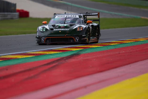 High Class Racing 4 Hours of Spa Francorchamps ELMS High Class Racing Porsche 911 GT3 R LMGT3 54 gefahren von Max Moritz, Anders Fjordbach und Klaus Bachler 4 Hours of Spa Francorchamps Lauf der European Le Mans Series in Spa (Belgien, Lüttich) *** High Class Racing 4 Hours of Spa-Francorchamps ELMS High Class Racing Porsche 911 GT3 R LMGT3 No. 54 driven by Max Moritz, Anders Fjordbach, and Klaus Bachler 4 Hours of Spa-Francorchamps race of the European Le Mans Series in Spa, Belgium, Liège