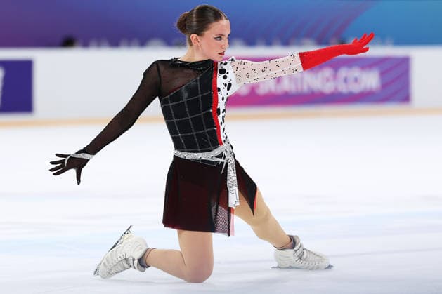 XI AN, CHINA - AUGUST 21: Lucca Dijkhuizen of the Netherlands performs during the women s single free skate at the ISU Junior Grand Prix in Figure skating, Eiskunstlauf 2026 2027 Xi an stop on August 21, 2026 in Xi an, Shaanxi Province of China. The event is part of the 2026 2027 ISU Junior Grand Prix series.  Copyright: xVCGx 111661293627