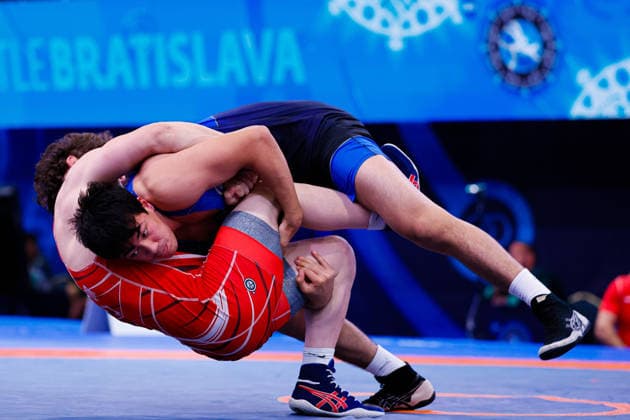 U20 World Championships 86kg FS - Sefa Cesur (TUR) df. Samidullo Alimzhanov (KGZ) *** U20 World Championships, 86 kg Freestyle: Sefa Cesur (TUR) defeated Samidullo Alimzhanov (KGZ) Copyright: xKostadinxAndonovx