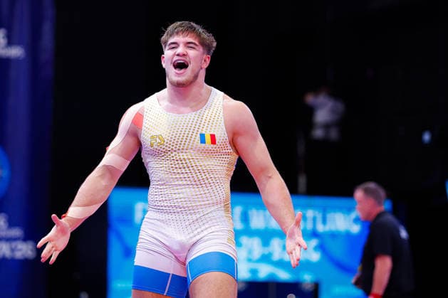 U20 World Championships 92kg FS - Darius Adrian Sas (ROU) *** U20 World Championships, 92 kg Freestyle: Darius Adrian Sas (ROU) Copyright: xKostadinxAndonovx