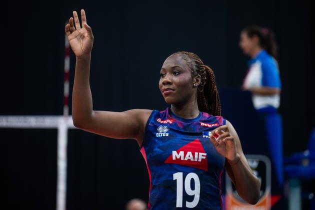 260821 Cyrielle Depie of France during the CEV EuroVolley 2026 group stage volleyball match between France and Slovakia on August 21, 2026 in Gothenburg. Photo: Mathias Bergeld BILDBYRAN kod MB MB1401 volleyboll volleyball cev eurovolley 2026 volleyboll-em france slovakia dam bbeng frankrike slovakien women kvinner *** August 21, 2026: Cyrielle Depie of France during the CEV EuroVolley 2026 group stage volleyball match between France and Slovakia on August 21, 2026 in Gothenburg. Photo by Mathias Bergeld. BILDBYRAN code MB MB1401 volleyball CEV EuroVolley 2026 women’s European Championship France Slovakia  Copyright: MATHIASxBERGELD BB260821MB079