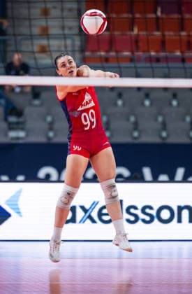 260821 Juliette Gelin of France during the CEV EuroVolley 2026 group stage volleyball match between France and Slovakia on August 21, 2026 in Gothenburg. Photo: Mathias Bergeld BILDBYRAN kod MB MB1401 volleyboll volleyball cev eurovolley 2026 volleyboll-em france slovakia dam bbeng frankrike slovakien women kvinner *** August 21, 2026: Juliette Gelin of France during the CEV EuroVolley 2026 group stage volleyball match between France and Slovakia on August 21, 2026 in Gothenburg. Photo by Mathias Bergeld. BILDBYRAN code MB MB1401 volleyball CEV EuroVolley 2026 women s volleyball European Championship France Slovakia  Copyright: MATHIASxBERGELD BB260821MB080