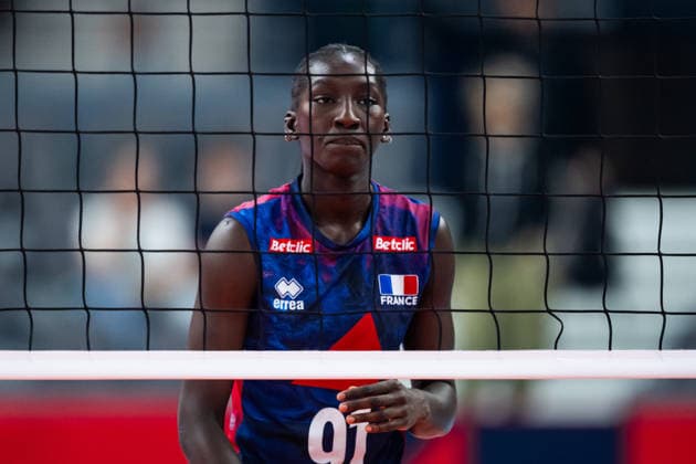 260821 Halimatou Bah of France during the CEV EuroVolley 2026 group stage volleyball match between France and Slovakia on August 21, 2026 in Gothenburg. Photo: Mathias Bergeld BILDBYRAN kod MB MB1401 volleyboll volleyball cev eurovolley 2026 volleyboll-em france slovakia dam bbeng frankrike slovakien women kvinner *** August 21, 2026: Halimatou Bah of France during the CEV EuroVolley 2026 group stage volleyball match between France and Slovakia on August 21, 2026 in Gothenburg. Photo by Mathias Bergeld. BILDBYRAN code MB MB1401 volleyball CEV EuroVolley 2026 women s volleyball European Championship France Slovakia  Copyright: MATHIASxBERGELD BB260821MB083