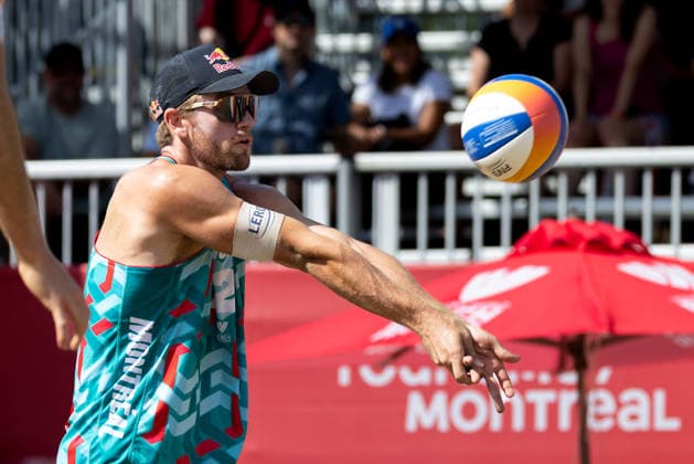 August 21, 2026, Montreal, Quebec, Canada: ANDERS BERNTSEN MOL and CHRISTIAN SANDLIE SORUM from Norway in match against Miles Evans and James Shaw from USA at Beach Pro Tour at Parc Jean-Drapeau in Montreal, Quebec, Canada on 2026-08-21 Montreal Canada - ZUMAl189 20260821_zsp_l189_008 Copyright: xYannickxLegarex