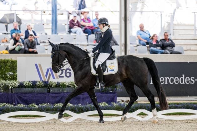 260821 Renee Claesson Ribring of Sweden with horse Zapp compete in the Para Dressage Grand Prix B Team Final Grade III on August 21, 2026 in Aachen. Photo: Emma Wallskog BILDBYRAN kod EW EW0694 ridsport equestrian rid-vm 2026 2026 fei world championships bbeng ridsport-vm dressyr dressage para dressage paradressyr parasport *** August 21, 2026: Renee Claesson Ribring of Sweden, riding Zapp, competed in the Para Dressage Grand Prix B Team Final, Grade III, on August 21, 2026 in Aachen. Photo by Emma Wallskog. BILDBYRAN code EW EW0694 equestrian sports riding 2026 World Championships 2026 FEI World Championships BBENG equestrian sports World Championships dressage para dressage parasports  Copyright: EMMAxWALLSKOG BB260821EW023