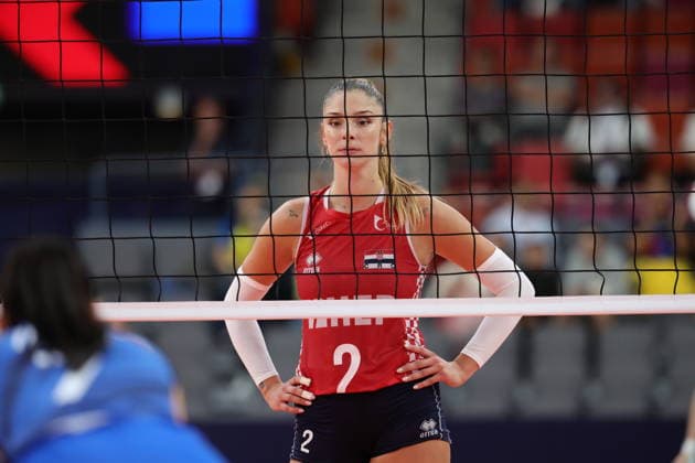 GOTHENBURG, SWEDEN 20260821 Croatia s Mika Grbavica during the women s EuroVolley 2026 European Championship, EM, Europameisterschaft pool D match between Croatia and Italy at Scandinavium arena in Gothenburg, Sweden, on Aug. 21, 2026. GÖTEBORG SWEDEN x9200x *** GOTHENBURG, SWEDEN Aug. 21, 2026 Croatia s Mika Grbavica during the Women s EuroVolley 2026 European Championship Pool D match between Croatia and Italy at the Scandinavium Arena in Gothenburg, Sweden, on Aug. 21, 2026 GOTHENBURG, SWEDEN x9200x  Copyright: xAdamxIhse TTx SWEDEN EUROVOLLEY CROATIA-ITALY