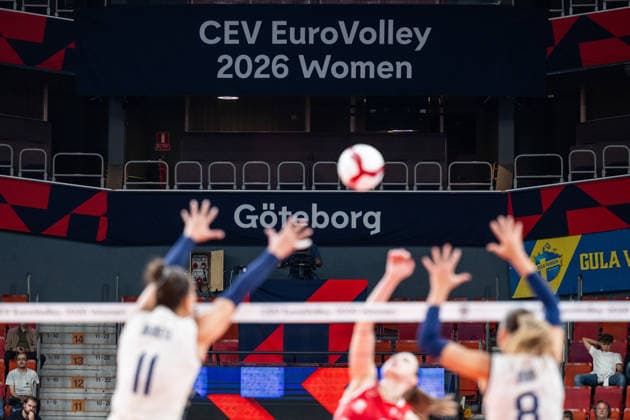 260821 A sign in the stands during the CEV EuroVolley 2026 volleyball match between Croatia and Italy on August 21, 2026 in Gothenburg. Photo: Mathias Bergeld BILDBYRAN kod MB MB1403 volleyboll volleyball cev eurovolley 2026 volleyboll-em croatia italy day 1 dam bbeng women kvinner italien kroatien genre *** 260821 A sign in the stands during the CEV EuroVolley 2026 volleyball match between Croatia and Italy on August 21, 2026 in Gothenburg. Photo by Mathias Bergeld. BILDBYRAN code MB MB1403 volleyball CEV EuroVolley 2026 European Volleyball Championship Croatia Italy Day 1 women s women Italy Croatia genre  Copyright: MATHIASxBERGELD BB260821MB084