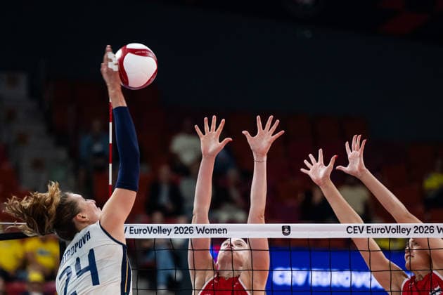 260821 Ekaterina Antropova of Italy during the CEV EuroVolley 2026 volleyball match between Croatia and Italy on August 21, 2026 in Gothenburg. Photo: Mathias Bergeld BILDBYRAN kod MB MB1403 volleyboll volleyball cev eurovolley 2026 volleyboll-em croatia italy day 1 dam bbeng women kvinner italien kroatien *** 260821 Ekaterina Antropova of Italy during the CEV EuroVolley 2026 volleyball match between Croatia and Italy on August 21, 2026 in Gothenburg. Photo by Mathias Bergeld. BILDBYRAN code MB MB1403 volleyball CEV EuroVolley 2026 European Volleyball Championship Croatia Italy Day 1 women s women Italy Croatia  Copyright: MATHIASxBERGELD BB260821MB085