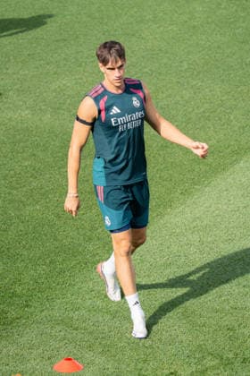 ESP: Real Madrid Training day Carlos Espi of Real Madrid during the training day of Real Madrid ahead the Spanish League, LaLiga EA Sports, football match against RC Espanyol de Barcelona at Ciudad Deportiva Real Madrid in Valdebebas, Madrid on August 21, 2026, Spain Madrid Spain *** ESP Real Madrid Training Day: Carlos Espi of Real Madrid during the team s training session ahead of the Spanish League, LaLiga EA Sports, soccer match against RC Espanyol de Barcelona at the Real Madrid Sports Complex in Valdebebas, Madrid, on August 21, 2026, Spain, Madrid, Spain Copyright: xAgenciaxLOFx
