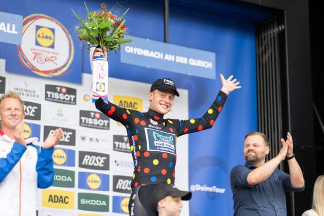 Lidl Deutschland Tour, Etappe 2, 21.08.2026 Ole Theiler (GER, REMBE RAD-NET) Offenbach an der Queich Germany *** Lidl Germany Tour, Stage 2, August 21, 2026 Ole Theiler GER, REMBE RAD NET Offenbach an der Queich, Germany Copyright: xCarlaxHilgerx