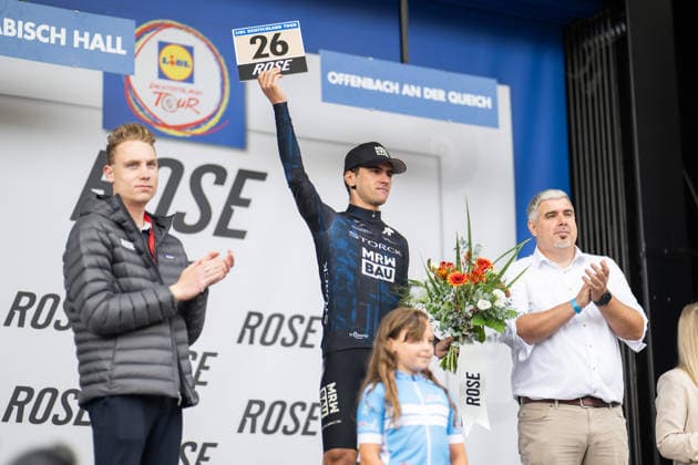 Lidl Deutschland Tour, Etappe 2, 21.08.2026 Alvaro Sagrado (ESP, TEAM STORCK - MRW BAU) Offenbach an der Queich Germany *** Lidl Germany Tour, Stage 2, August 21, 2026 Alvaro Sagrado (ESP), TEAM STORCK MRW BAU Offenbach an der Queich, Germany Copyright: xCarlaxHilgerx