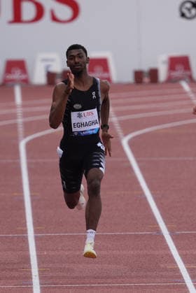 Lausanne, Switzerland - August 21: Akira Eghagha (SUI) in action during the Wanda Diamond League Athletissima Lausanne 2026 at Stade Olympique de la Pontaise on August 21, 2026 in Lausanne, Switzerland.  Copyright: xKjetilxWaberx xSPPx Sportspressphoto_SPR211684
