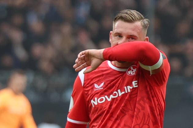 21.08.2026, xrekx, Fussball DFB Pokal 1.Runde, SV Waldhof Mannheim - 1.FC Kaiserslautern v.l. Marlon Ritter (1.FC Kaiserslautern) enttaeuscht, enttäuscht, schaut enttaeuscht, niedergeschlagen, disappointed (DFL DFB REGULATIONS PROHIBIT ANY USE OF PHOTOGRAPHS as IMAGE SEQUENCES and or QUASI-VIDEO) Mannheim *** August 21, 2026, xrekx, Soccer DFB Cup 1st Round, SV Waldhof Mannheim vs. 1. FC Kaiserslautern, Marlon Ritter of 1. FC Kaiserslautern looks disappointed, looks disappointed, dejected, disappointed DFL DFB REGULATIONS PROHIBIT ANY USE OF PHOTOGRAPHS as IMAGE SEQUENCES and or QUASI-VIDEO Mannheim