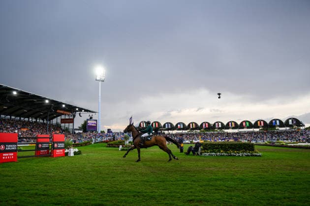 260821 Abdullah Alsharbatly of Saudi Arabia with horse Diriyah compete in the team jumping final during day 11 of the 2026 FEI World Championships on August 21, 2026 in Aachen. Photo: Emma Wallskog BILDBYRAN kod EW EW0693 ridsport equestrian rid-vm 2026 2026 fei world championships bbeng ridsport-vm hoppning jumping lagfinal team final *** August 21, 2026: Abdullah Alsharbatly of Saudi Arabia, riding Diriyah, competes in the team jumping final on Day 11 of the 2026 FEI World Championships in Aachen. 2026 in Aachen. Photo by Emma Wallskog. BILDBYRAN code EW EW0693 equestrian sports 2026 World Championships 2026 FEI World Championships BBENG equestrian sports World Championships show jumping team final  Copyright: EMMAxWALLSKOG BB260821EW028